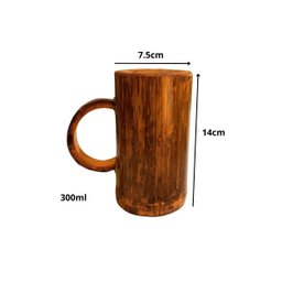 Caneca Artesanal de Bambu 300ml Nc Caieiras - 4