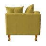 Recamier Azura 160cm com Almofada Lado Esquerdo Suede Amarelo - Amarena Móveis - 3
