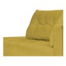 Recamier Azura 160cm com Almofada Lado Esquerdo Suede Amarelo - Amarena Móveis - 5
