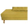 Recamier Azura 160cm com Almofada Lado Esquerdo Suede Amarelo - Amarena Móveis - 7