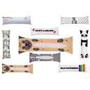 Ver imagem 1 de capa para travesseiro de corpo 130cm x 38cm capa avulso lavavel xuxao grande