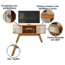 Ver imagem 4 de Rack Bancada Atlanta Naturale Off White - Madetec