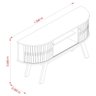 Rack Bancada Atlanta Naturale Off White - Madetec - 3