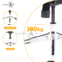 Ver imagem 7 de Cadeira de Escritório Presidente Ergonômica Zen com Apoio de Pés Cabeça Lombar e Braços Preta