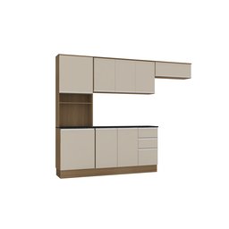 Kit de Cozinha Paris 4 Pecas Poliman Carvalho Bran - 4