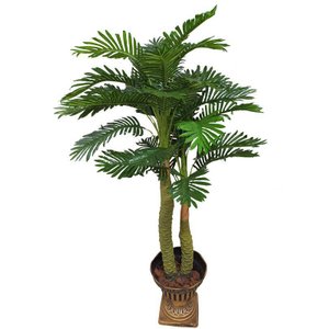 Planta Artificial Palmeira 150cm Flores Permanente Luxo