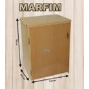 Ver imagem 1 de Gabinete para Máquina Domestica+4 Rodinhas(2come2 sem Freio)