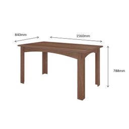 CONJUNTO SALA DE JANTAR ÁUSTRIA 1,56 COM 6 CADEIRAS AMÊN 73B - 3