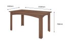Ver imagem 3 de CONJUNTO SALA DE JANTAR ÁUSTRIA 1,56 COM 6 CADEIRAS AMÊN 73B