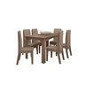CONJUNTO SALA DE JANTAR ÁUSTRIA 1,56 COM 6 CADEIRAS AMÊN 73B - 2