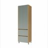 Paneleiro Modular 2 Portas 2 Gavetas Nesher Rainha 70cm 100 Mdf - 2