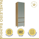 Ver imagem 5 de Paneleiro de Cozinha Rainha 2 Portas 2 Gavetas 100% MDF Nature/Verde - Nesher