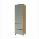 Ver imagem 1 de Paneleiro Modular 2 Portas 2 Gavetas Nesher Rainha 70cm 100 Mdf