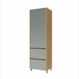 Paneleiro Modular 2 Portas 2 Gavetas Nesher Rainha 70cm 100 Mdf - 1