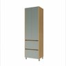Paneleiro Modular 2 Portas 2 Gavetas Nesher Rainha 70cm 100 Mdf - 1