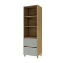 Ver imagem 3 de Paneleiro de Cozinha Rainha 2 Portas 2 Gavetas 100% MDF Nature/Verde - Nesher
