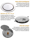 Ver imagem 6 de Ralo Click Inteligente P/ Banheiro Redondo 15 Cm Inox Cromo:Cromado