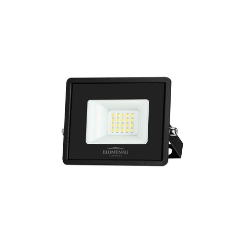 Refletor Blumenau Led Tech Pro 20w Preto Bivolt 6500k Luz Branca