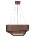 Ver imagem 1 de Pendente Doble Quadrado 60cm - 5 Luzes Adrilustres Imbuia