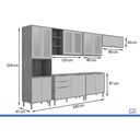 Ver imagem 3 de Cozinha Completa 6 Peças Brilhante C566 Off White MGM