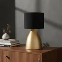 Ver imagem 3 de Abajur Luminaria de Mesa Clássico Moderno Elegante Bojudo Decoração Casa Sala Quarto Escritório