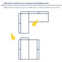 Ver imagem 6 de Sofá de Canto 4 Lugares Base Madeira Maciça Lisboa Yescasa
