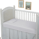 Ver imagem 1 de 2 Fronhas 200 Fios para Berço 2 Peças Percal 100% Algodão Infantil:branco