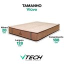 Ver imagem 3 de Colchão Viúvo Molas Ensacadas Média Vtech