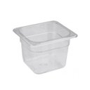 Ver imagem 2 de CUBA Gastronômica Em POLICARBONATO GN 1/6X100 mm 1,5 Litros + TAMPA 1/6 Em POLI Sem Abertura CAMBRO 