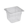 CUBA Gastronômica Em POLICARBONATO GN 1/6X100 mm 1,5 Litros + TAMPA 1/6 Em POLI Sem Abertura CAMBRO  - 2