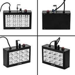 Strobo Led Rgb Iluminação Festa 12 Leds Rítmico 15w Balada - 3