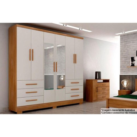 Guarda Roupa 6 Portas 2ESP 6g Berlim N. Horizonte Cina