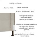 Ver imagem 3 de Cabeceira de Cama Box Estofada 140 Cm Casal Viviane Suede