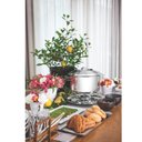 Ver imagem 3 de Rechaud Redondo 7,8 L em Aço Inox Fundo Triplo com Fogareiro e Tampa Tramontina 65500/680