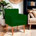 Ver imagem 2 de Kit com 2 Poltronas Cadeiras Elegante Confortável e Reforçada para Sala Carol Suede