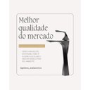 Ver imagem 7 de Torneira de Banheiro Lavabo Paris Monocomando 100% Metal Premium Alta Preto