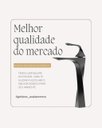 Ver imagem 7 de Torneira de Banheiro Lavabo Paris Monocomando 100% Metal Premium Alta Preto