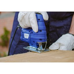 Serra Tico Tico Menegotti 400W Corte Angular Curvo Madeira Marcenaria Base Metálica Velocidade Única - 7