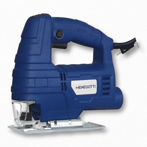 Serra Tico Tico Menegotti 400W Corte Angular Curvo Madeira Marcenaria Base Metálica Velocidade Única