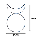 Ver imagem 2 de Símbolo Deus Cornífero em Ferro 25x37