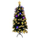 Ver imagem 5 de Arvore de Natal Fibra Otica Natalino Completa Led Rgb Topo Estrela Iluminaçao Festa Fim de Ano Decor