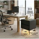 Ver imagem 3 de Mesa de Cabeceira Multifuncional Smart Genius: Carregador por Indução, Led Automático e Soft Close C
