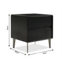 Ver imagem 2 de Mesa de Cabeceira Multifuncional Smart Genius: Carregador por Indução, Led Automático e Soft Close C
