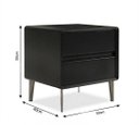 Ver imagem 2 de Mesa de Cabeceira Multifuncional Smart Genius: Carregador por Indução, Led Automático e Soft Close C