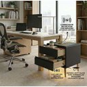 Ver imagem 5 de Mesa de Cabeceira Multifuncional Smart Genius: Carregador por Indução, Led Automático e Soft Close C