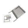 Grelha Parrilha Argentina Aço Inox com Caixa Gordura 50x50cm - 3