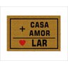 Tapete Capacho Casa + Amor - 1