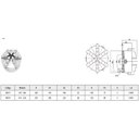 Ver imagem 4 de Placa para Torno Universal - 6 Castanhas - 250mm