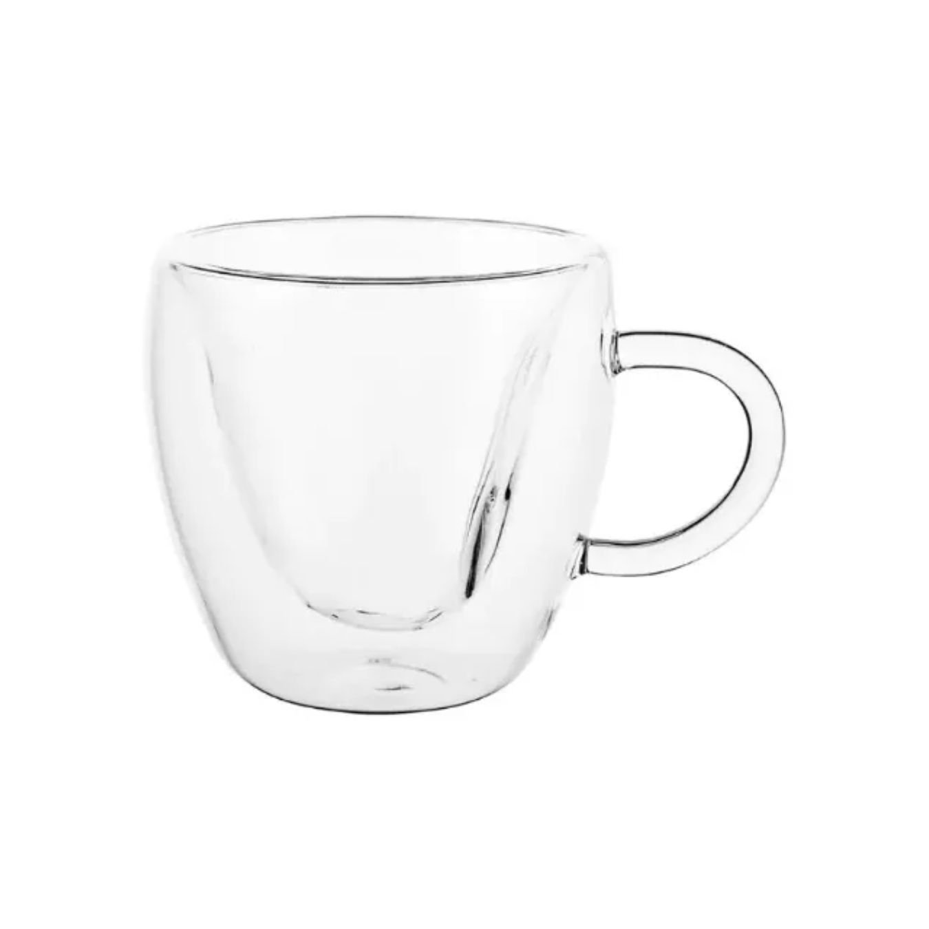 Jogo 2 Xícaras Chá 250ml Parede Dupla Coração Tcj22061 Mimo Style Diversos - 1