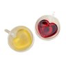 Jogo 2 Xícaras Chá 250ml Parede Dupla Coração Tcj22061 Mimo Style Diversos - 3